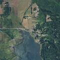 Grass fire with downed power line in East Quilcene
