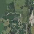 Out-of-control brush fire on rural property