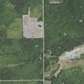 Loader on fire in gravel pit near Roosevelt