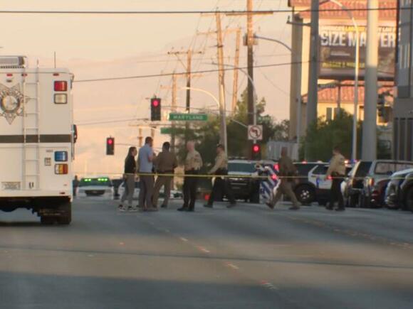 Suspect barricaded after shooting involving police in downtown Las ...