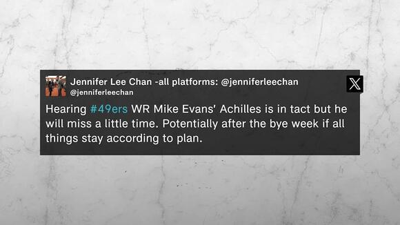 Injury update on Mike Evans | ‘The NFL Report’