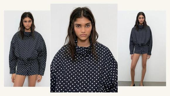 Zara's Viral Polka-Dot Jacket Sold Out In Days—Now It's Back, Just In ...