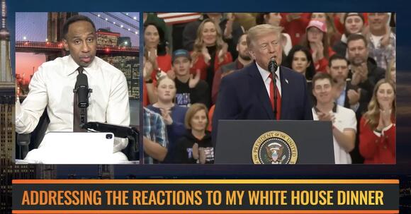 ‘I Ain't Happy! ' Stephen A. Smith Tears Into Trump Admin After White House Dinner