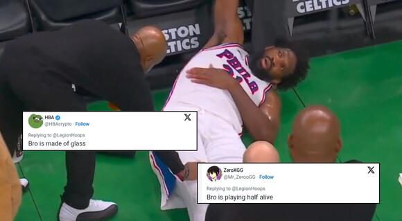 Joel Embiid Goes Viral as Hilarious Bench Moment Sparks Social Media ...