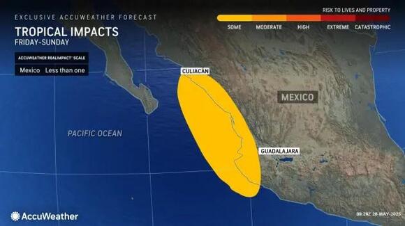 1st tropical depression of 2025 season forms in eastern Pacific - NewsBreak