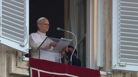 Pope Leo returns to Saint Peter's Square after lung surgery
