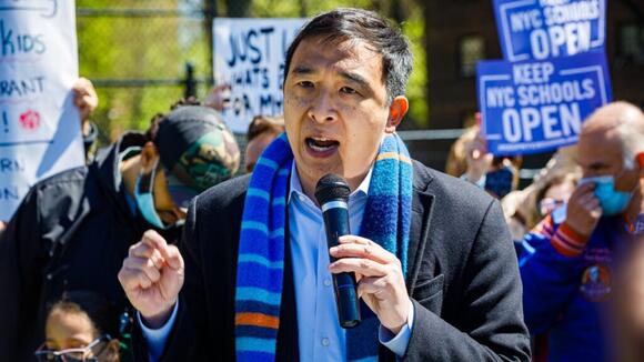 Andrew Yang reacts as AI CEO warns 50% of white collar jobs vanish ...