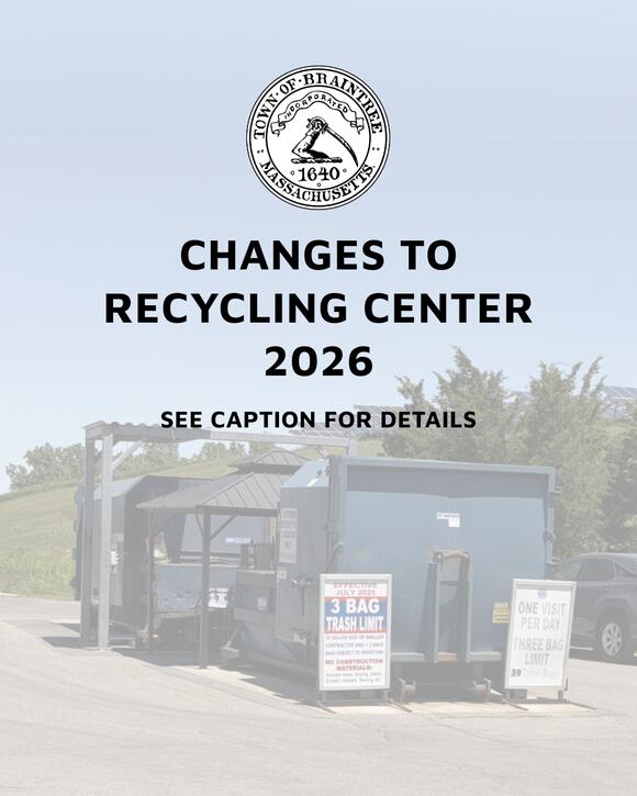 ⚠️ Braintree Recycling Center to Close January 2027 - NewsBreak