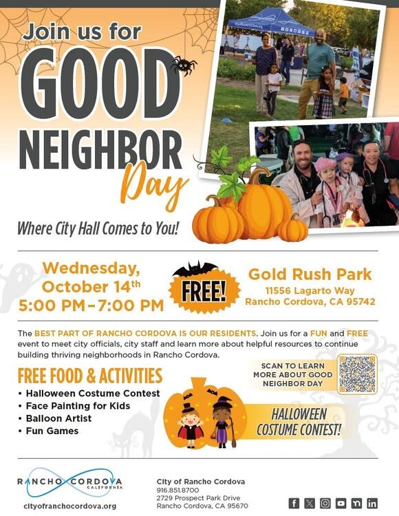 Good Neighbor Day at Gold Rush Park Oct. 14 - NewsBreak