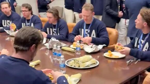 Trump Serves USA Hockey Team McDonald's During White House Visit — As ...