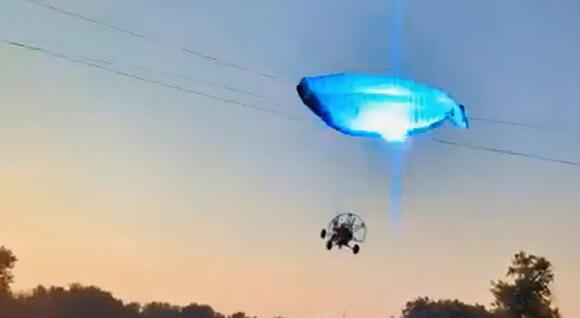 Terrifying Video: Paraglider Slams Into Power Lines, Plunges Into River ...