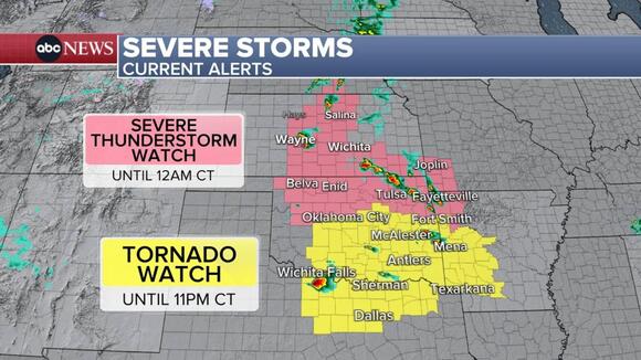 Almost 27 million on alert for severe weather outbreak in parts of US ...