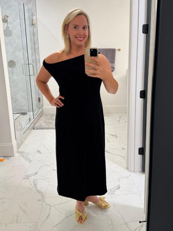 the occasion by old navy one shoulder midi dress The Occasion by Old Navy One-Shoulder Midi Dress
