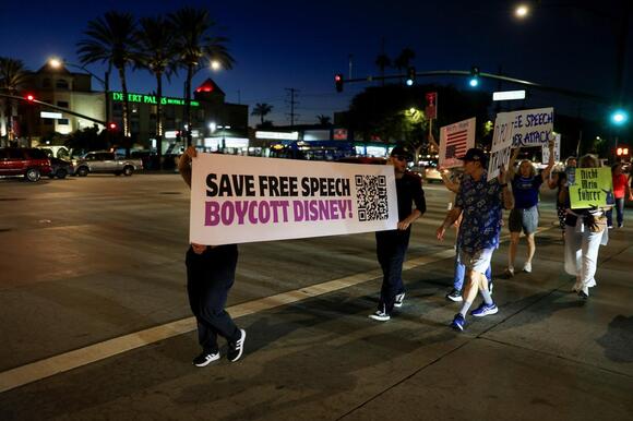 Stars Cancel Performance at Disney Premiere in Call for Free Speech -  NewsBreak