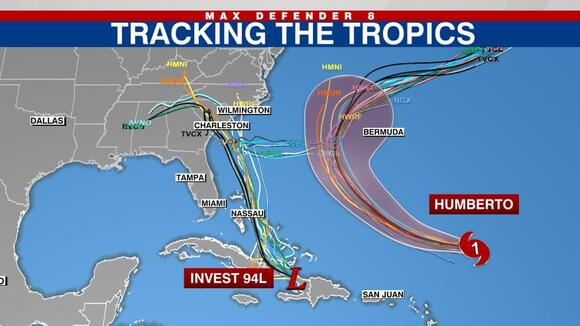 Humberto becomes a hurricane; chances of second system increase - NewsBreak
