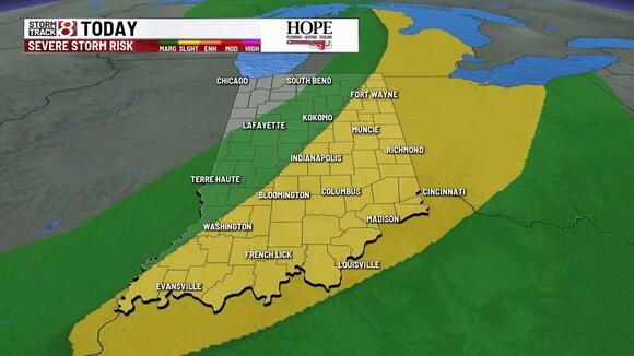 Slight risk of severe storms Saturday July 12 2025 NewsBreak