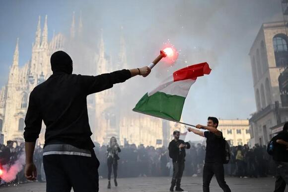 Italy Deploys 500 Troops to Milan After Riots Leave Nearly 200 Police Hurt