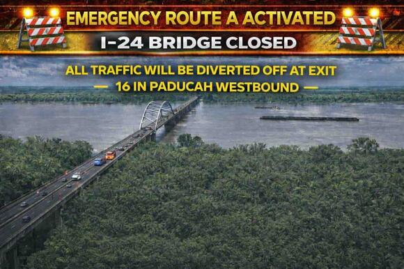 Emergency Route A activated for I-24 bridge closure - NewsBreak