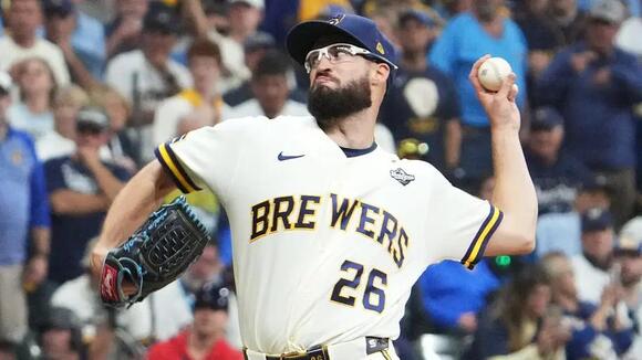 Brewers’ Aaron Ashby is one great inning away from making MLB Playoff history