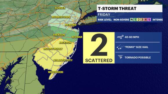 STORM WATCH: Severe storms with damaging winds in New Jersey - NewsBreak