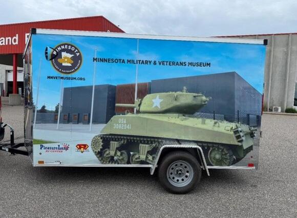 Pleasureland RV Donated A Custom-wrapped Cargo Trailer To Minnesota ...
