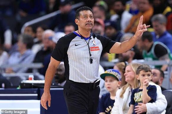 Brutal moment NBA referee leaves game in a wheelchair after suffering ...