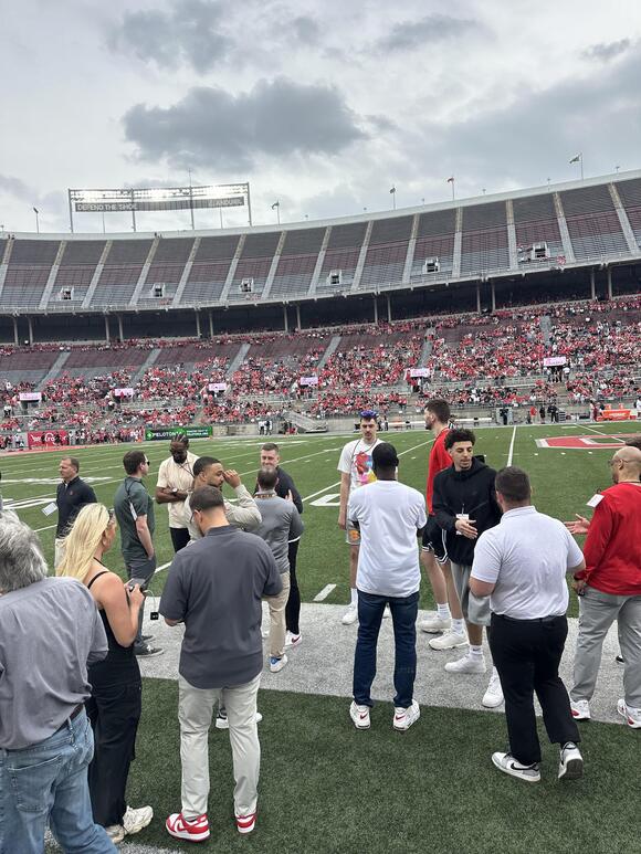 Justin Pippen gets first taste of Columbus, Ohio State atmosphere at ...