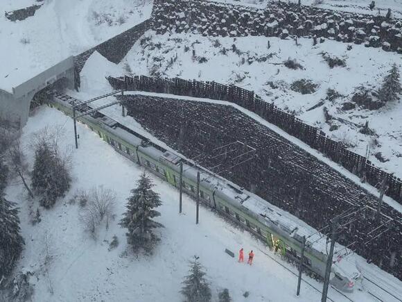 Avalanche Derails Train in Switzerland, Leaving 5 Injured - NewsBreak