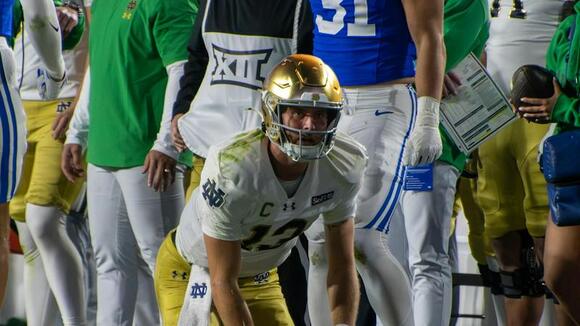 Carr-jacked: Irish quarterback struggles to find footing at BYU
