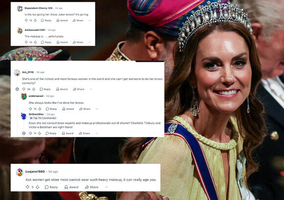 Fans React To Kate Middleton's Outdated 'Heavy' Makeup During State ...