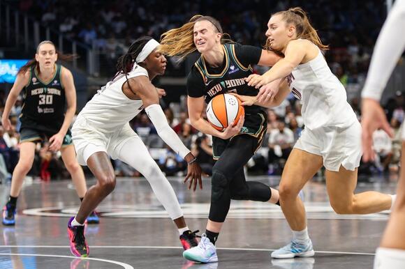 Second-half surge propels Dream past Liberty in Game 1 - NewsBreak
