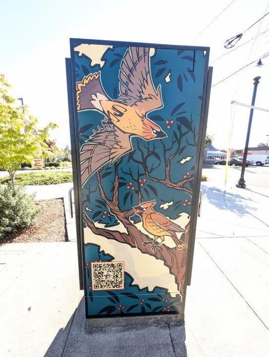 Native artists paint Gresham electrical boxes with mini nature murals ...