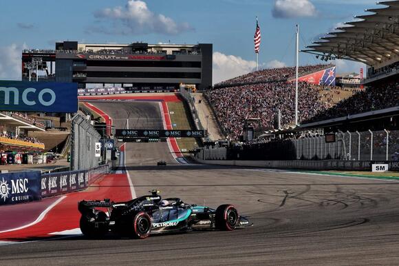 F1 2026 United States Grand Prix starting grid with three penalties