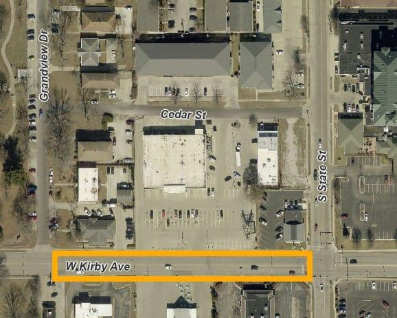 🚧 Kirby Ave eastbound lane closed Oct 19–23 for gas line work - NewsBreak
