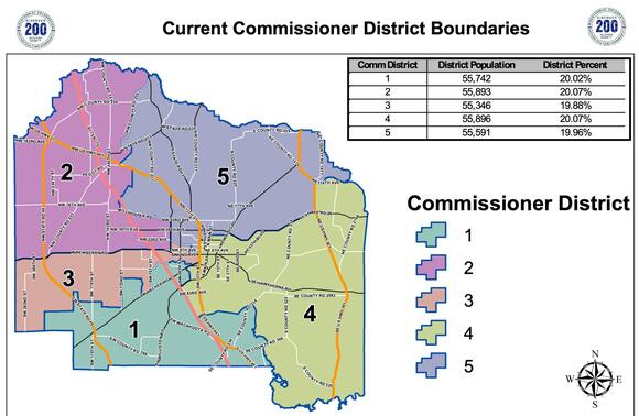Alachua County Commission selects new district maps for Commissioner ...