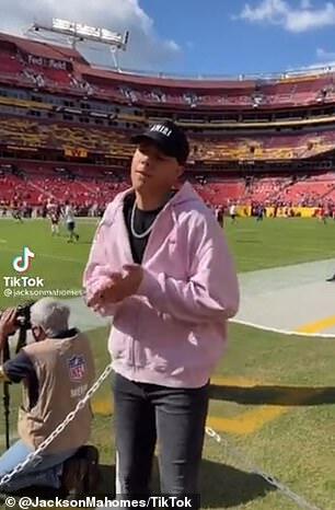 Jackson Mahomes apologizes for dancing on Sean Taylor's number at Chiefs  vs. WFT game