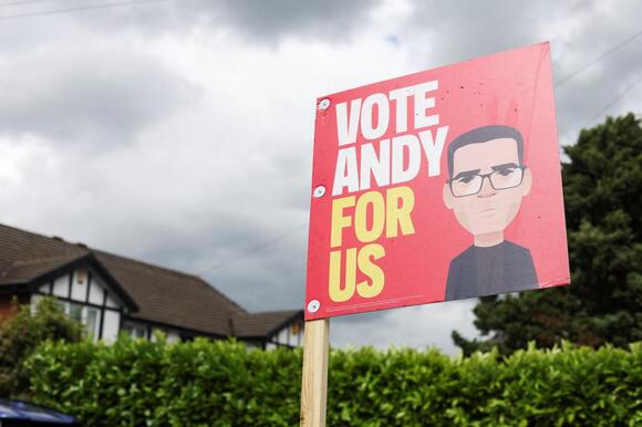 Reform UK remove Andy Burnham attack ads after artist’s legal action ...