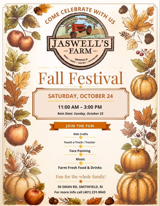📅 Fall Festival at Jaswell's Farm on October 24 - NewsBreak