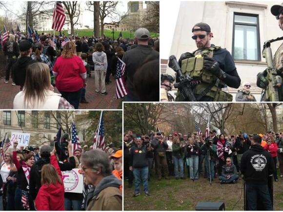 Gun rights advocates rally at Virginia Capitol against assault weapons ...