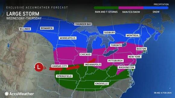 Midweek storm to bring a risk of severe weather, significant icing to ...