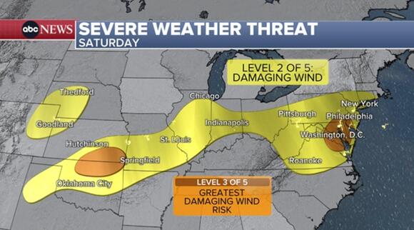 Severe storms roll through parts of US as heat wave continues - NewsBreak