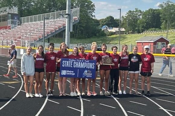 Bangor girls have won many state track championships. This one was like ...