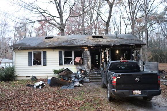 Maryland Resident Escapes House Blaze Through Window As Four Pets ...