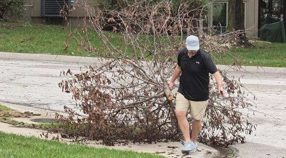 Storm damage leaves trees down, homes damaged across the Parkville ...