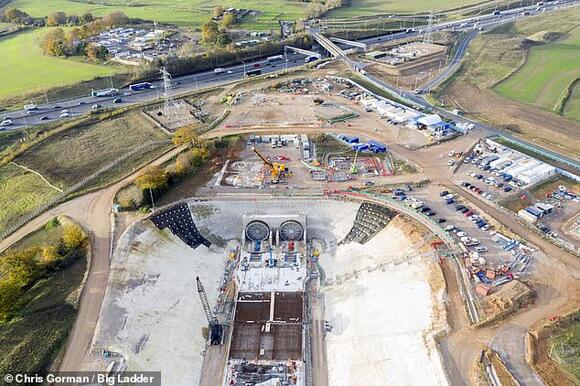 Full steam ahead for HS2! Remarkable pictures reveal how the ...