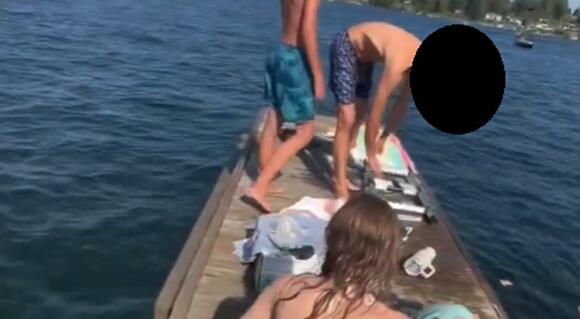 White man accused of racism after denying Black girl dock ladder at ...