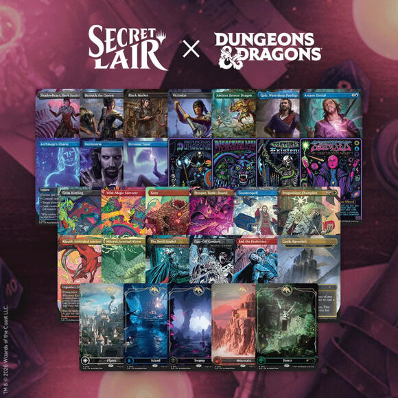 New Secret Lair X Dungeons & Dragons Roll For Initiative Superdrop ...