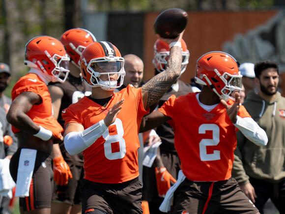 Browns’ $230M ‘Swing And Miss’ Takes First-Team Reps Over Shedeur ...