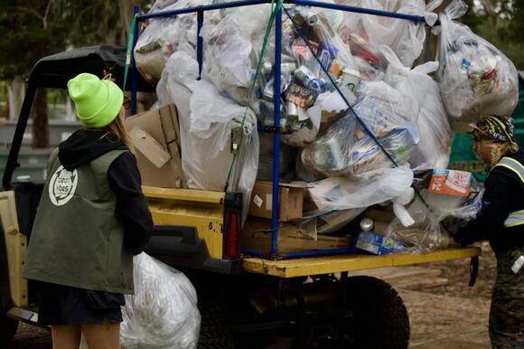 Of the thousands who attend Outside Lands, some 600 are sorting trash ...