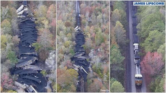 CSX train derailment: 53 coal cars off tracks, diesel spill cleanup ...